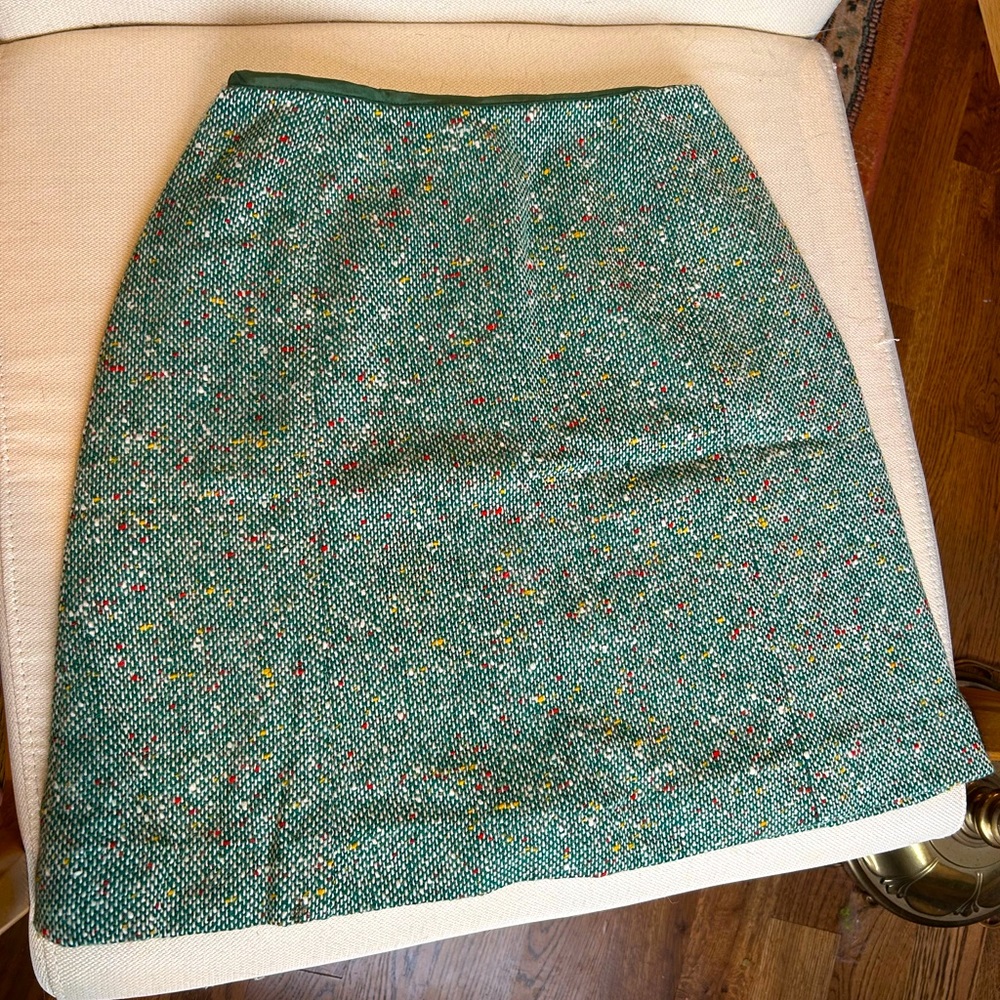 Vintage Tweed Pencil Skirt